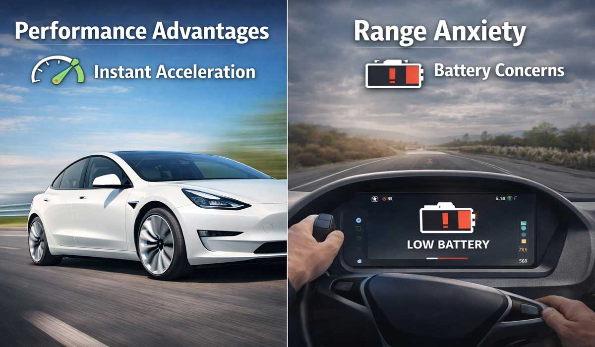 Performance Advantages and Range Anxiety